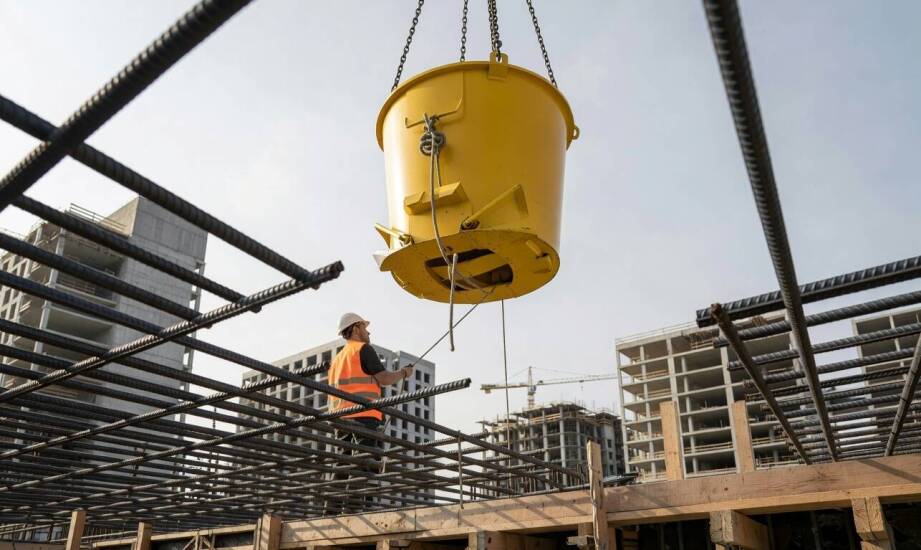 Mechanizmy spustowe pojemników na beton — co wpływa na kontrolę wylewu i bezpieczeństwo