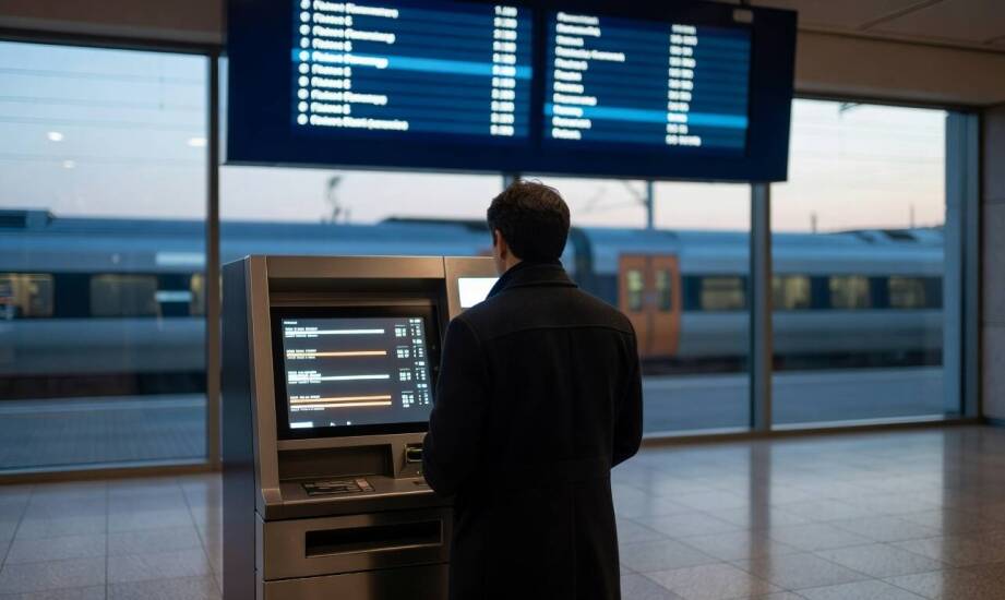 Jak biletomat współpracuje z informacją pasażerską i łącznością na stacji