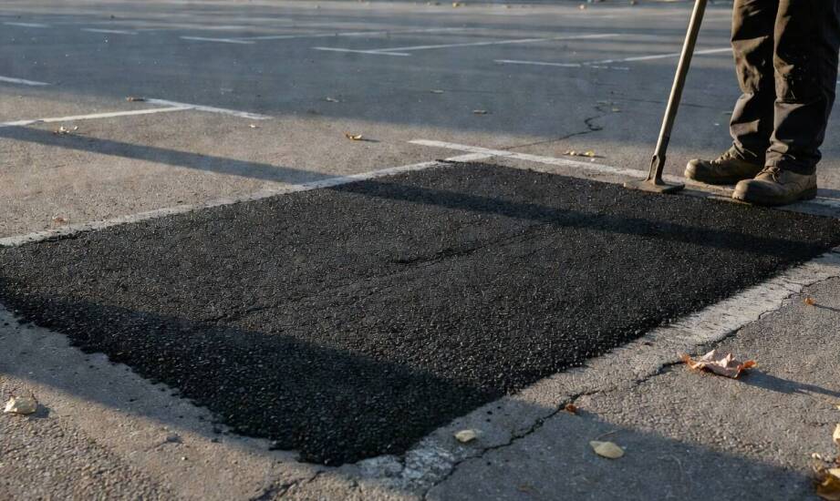 Naprawa ubytków w parkingu masą bitumiczną — co decyduje o trwałości łatki