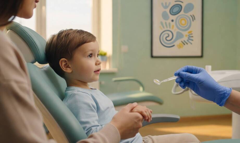 Pierwsza wizyta adaptacyjna małego dziecka u dentysty — co sprawdzić przed leczeniem