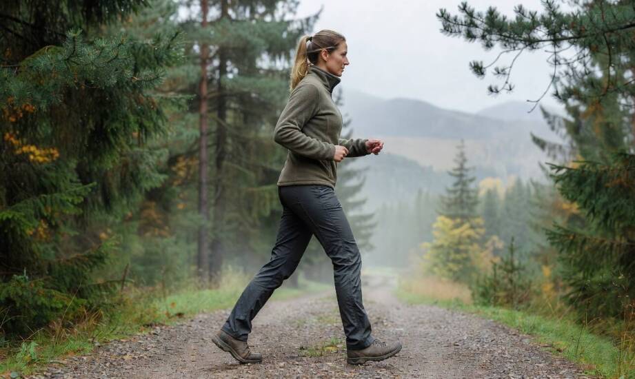 Jak damskie spodnie trekkingowe współpracują z resztą stroju na szlaku i w mieście
