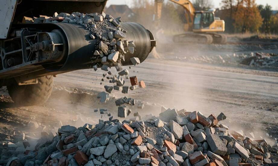 Jak gruz z rozbiórki staje się podbudową dróg dojazdowych i placów