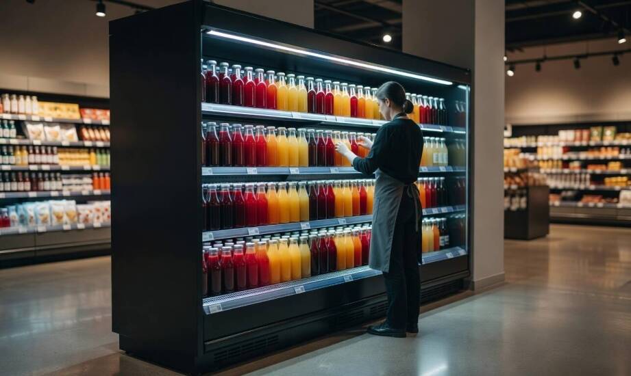 Jak działa układ plug-in w ladach, regałach i szafach chłodniczych w sklepach i gastronomii
