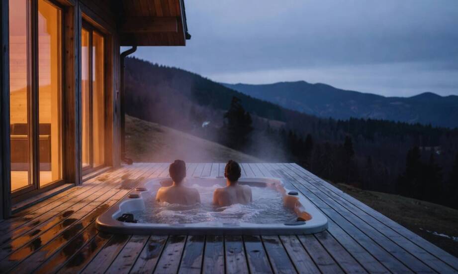 Czego spodziewać się po całorocznym pobycie w drewnianym domku z jacuzzi na beskidzkim stoku