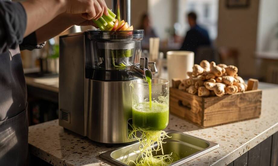 Wolnoobrotowa wyciskarka dla lokalu gastronomicznego — kiedy sprawdzi się przy stałej pracy