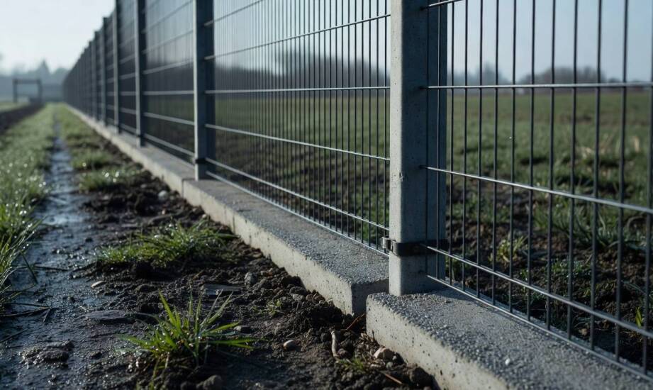 Dlaczego betonowy słupek i podmurówka stabilizują ogrodzenie panelowe przed pracą gruntu