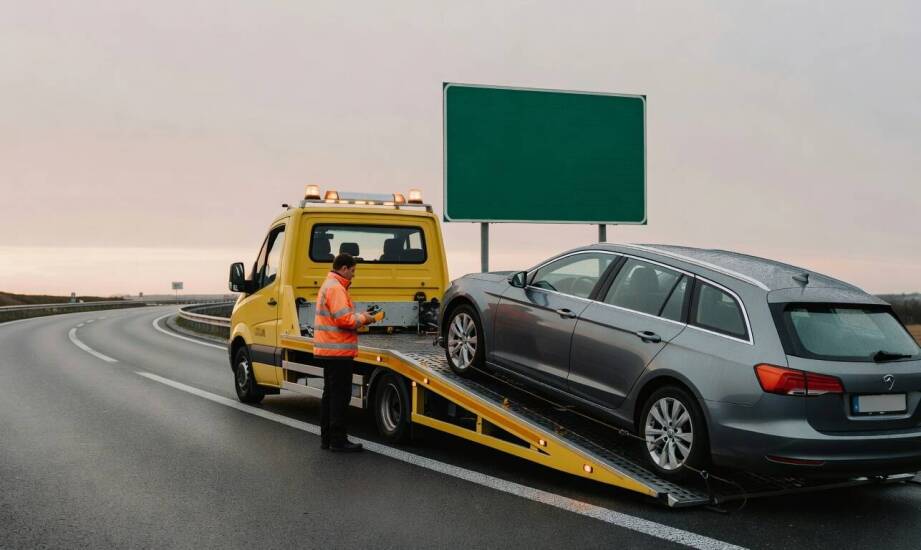 Jak przebiega transport auta lawetą z trasy A2 i jakie dane przygotować