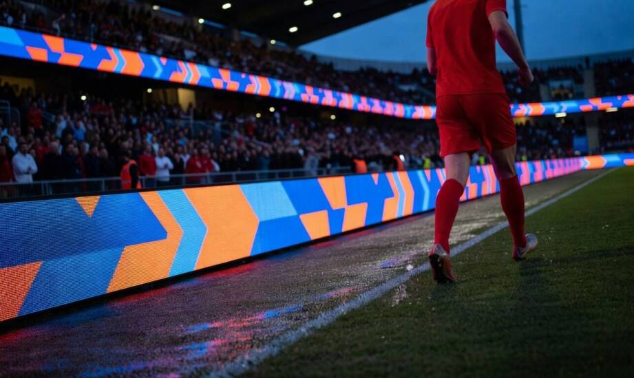 Jak bandy LED łączą reklamę sponsorską z komunikatami meczowymi na obiekcie sportowym