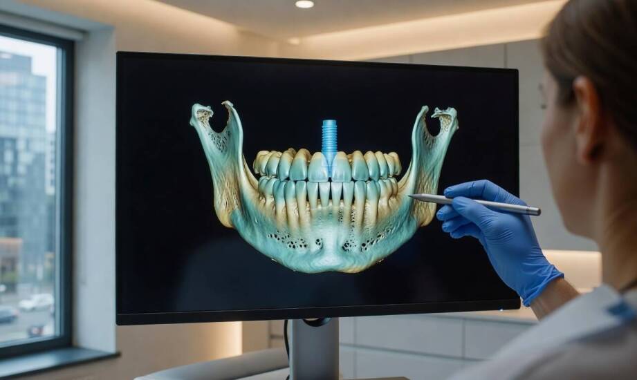 Jak tomografia CBCT i skan 3D porządkują plan leczenia implantologicznego