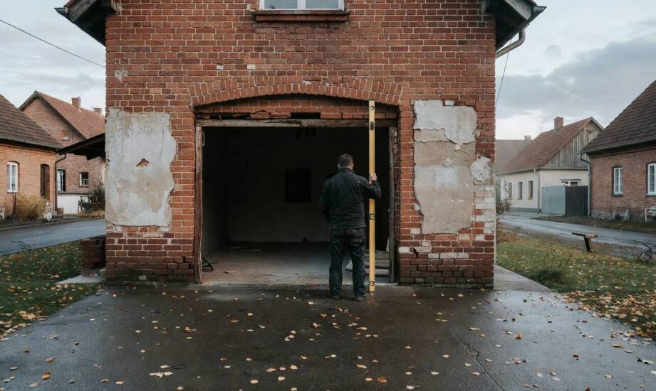 Kiedy wymiana bramy garażowej w starszym domu na Podkarpaciu wymaga przebudowy otworu