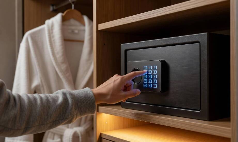 Jak działa sejf w pokoju hotelowym i które parametry przesądzają o jego użyteczności