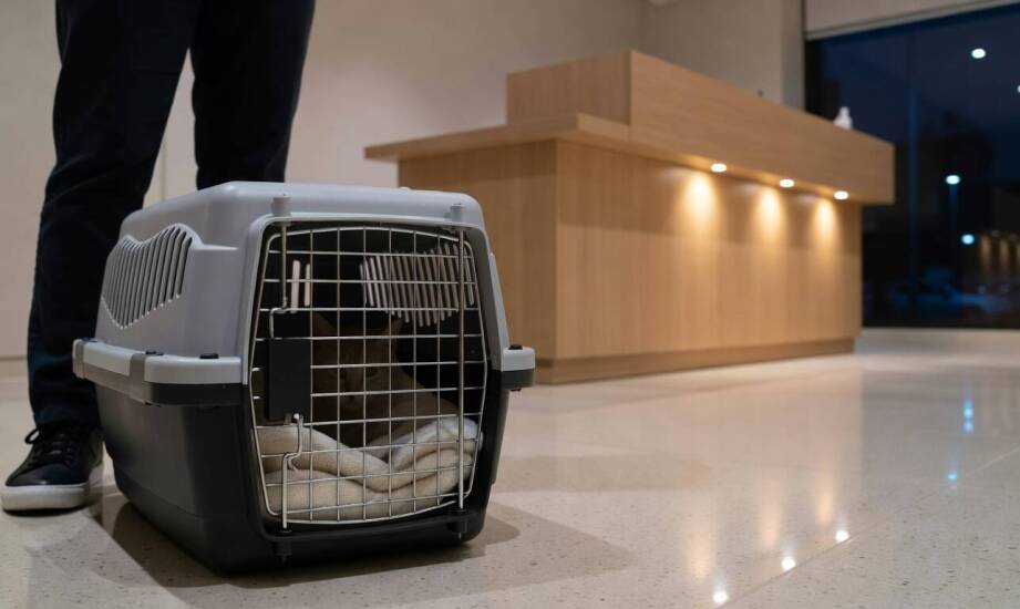 Jak przygotować chorego psa lub kota do nocnego wyjazdu do całodobowej kliniki