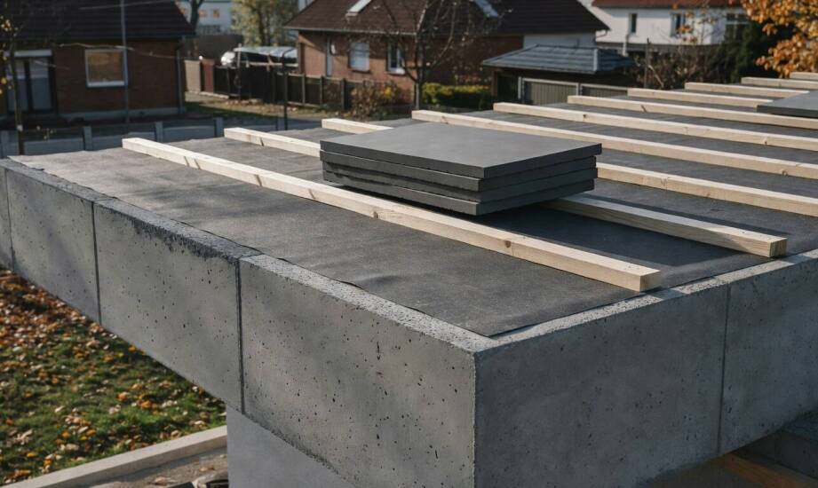 Betonowy dach dwuspadowy — jak nośność konstrukcji wpływa na wybór blachy i dachówki