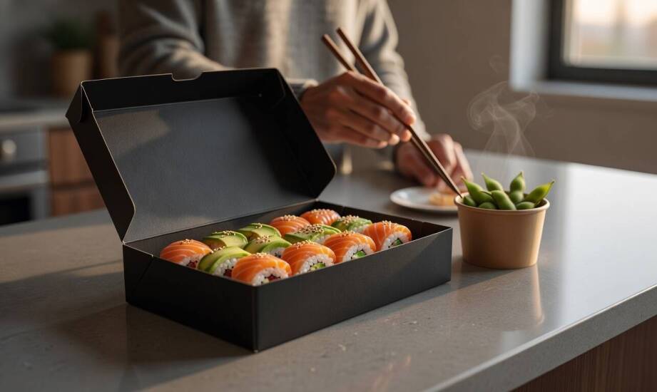 Co dzieje się z sushi między kuchnią a stołem po dowozie i dlaczego zestaw ma znaczenie