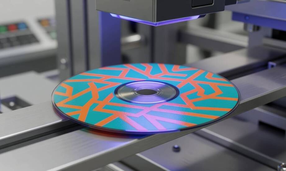 Projekt nadruku na CD dla wydania muzycznego — od pliku do produkcji