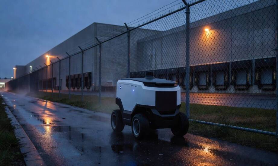 W których strefach obiektu autonomiczny robot patrolujący odciąża ochronę fizyczną