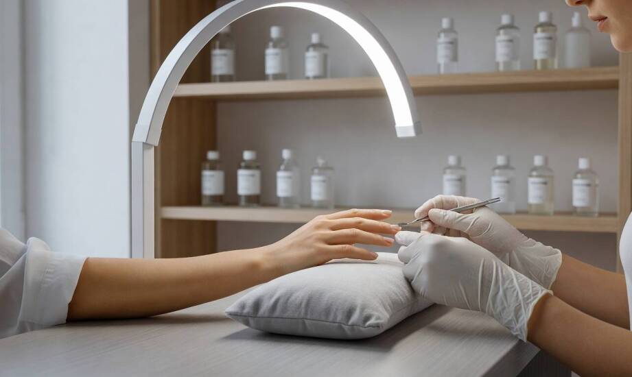 Jak dopasować oświetlenie stanowiska do precyzyjnych zabiegów manicure, podologii i depilacji