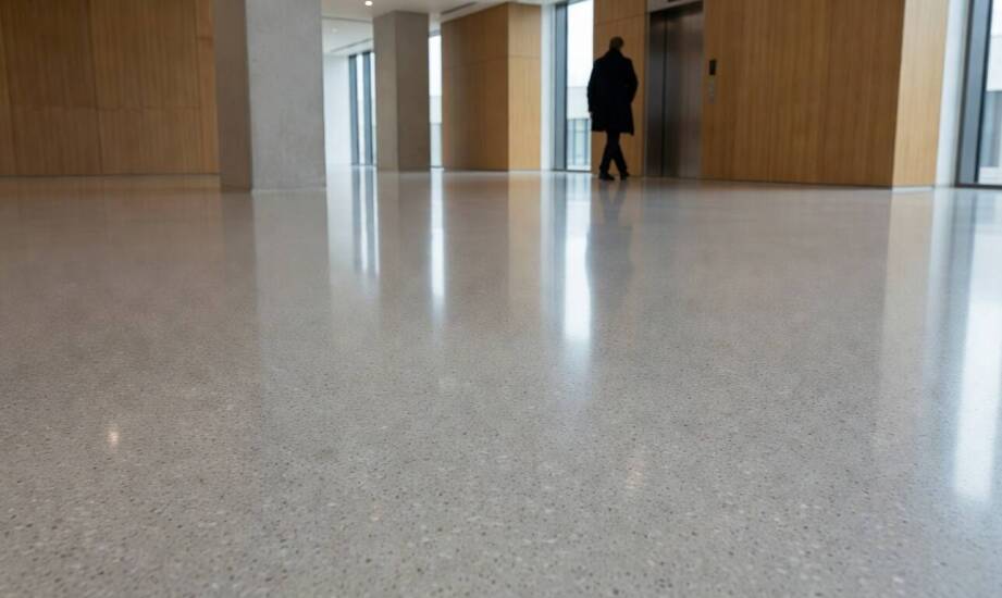 Powłoka polimerowa na posadzce — co zmienia w biurze i częściach wspólnych budynku