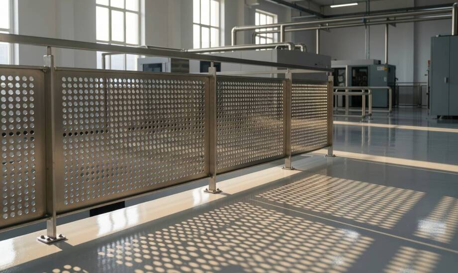 Kiedy perforowane wypełnienie ze stali nierdzewnej ma sens w balustradach technicznych