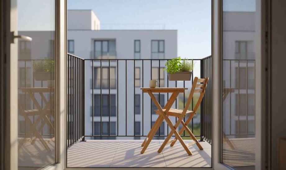 Balkon 3 m² w nowym mieszkaniu — jak zyskać funkcjonalną przestrzeń bez chaosu