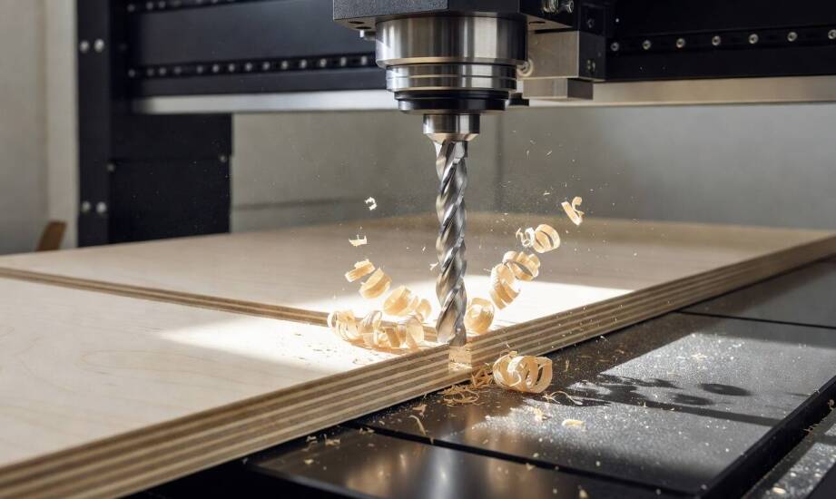 Jak geometria frezu do drewna na CNC wpływa na krawędź i trwałość narzędzia