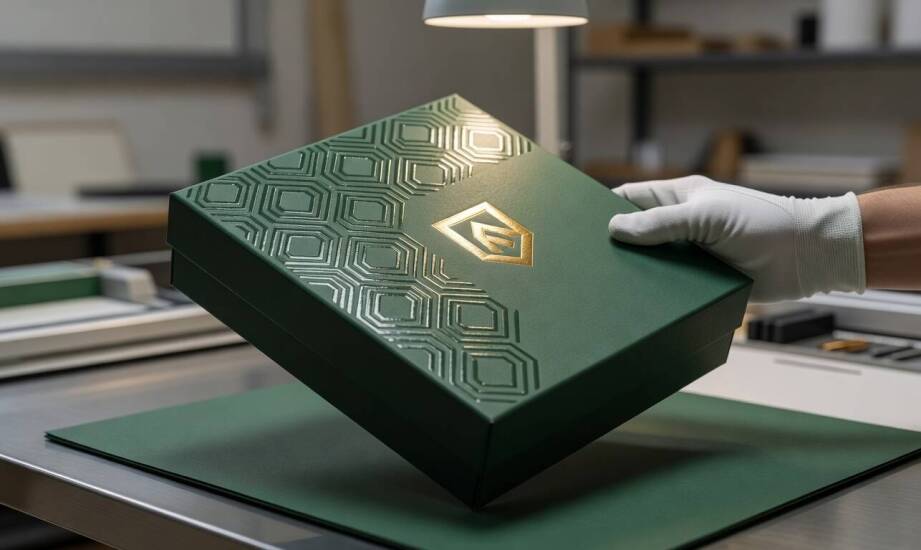 Kiedy lakier UV i hot stamping mają sens w opakowaniach firmowych?