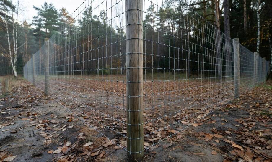 Siatka leśna o wysokości 180 cm: kiedy taka granica ma sens na działce i przy lesie