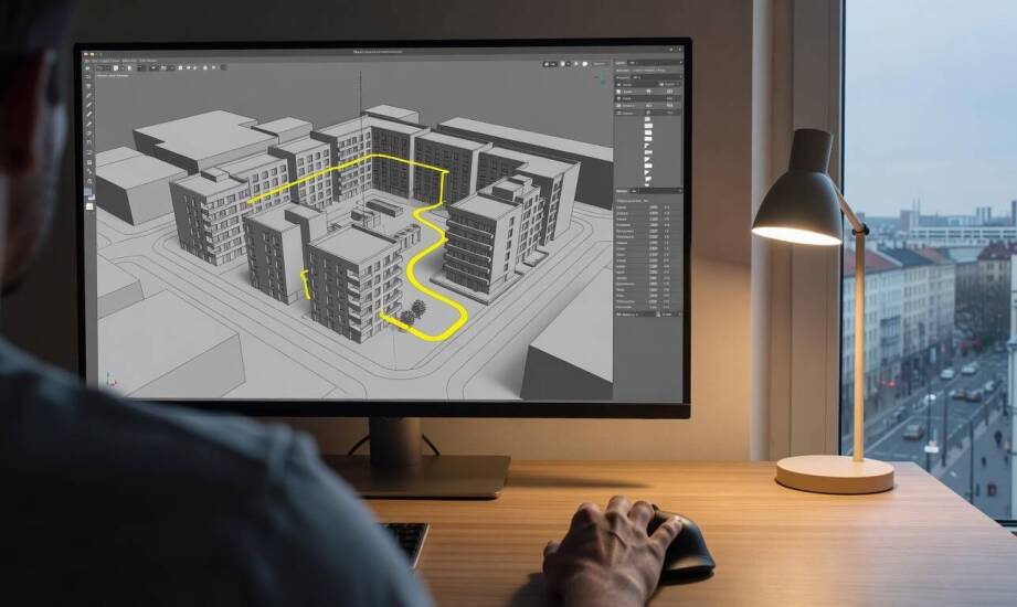 Jak animacja architektoniczna pokazuje skalę i układ inwestycji przed budową