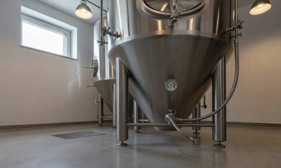 Unitank cylindryczno-stożkowy w lokalu gastronomicznym — jak łączy fermentację z dojrzewaniem piwa