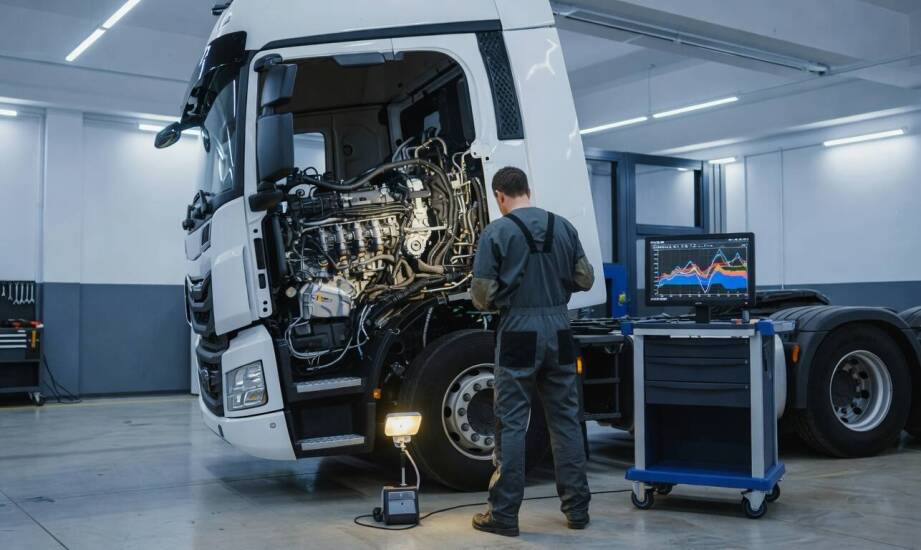 Jak warsztat rozdziela usterkę wtrysku, sterowania i zasilania w DAF Euro 6