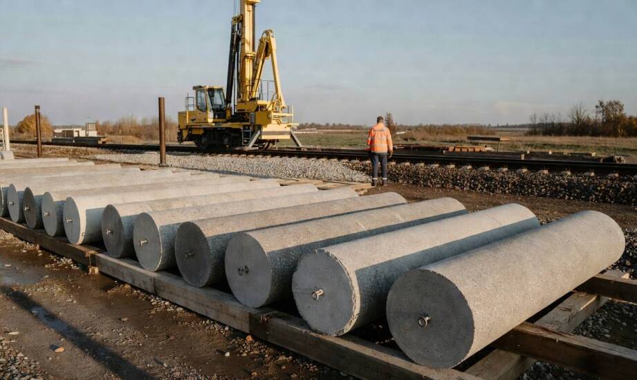 Duża średnica pala w projekcie kolejowym: kiedy ma znaczenie, a kiedy nie