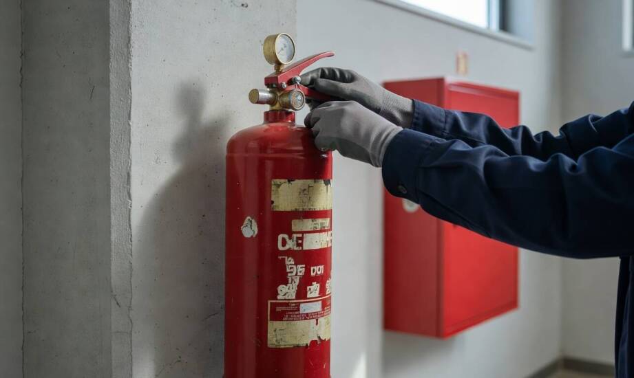Jak postąpić ze starą gaśnicą halonową po wycofaniu z eksploatacji w zakładzie przemysłowym