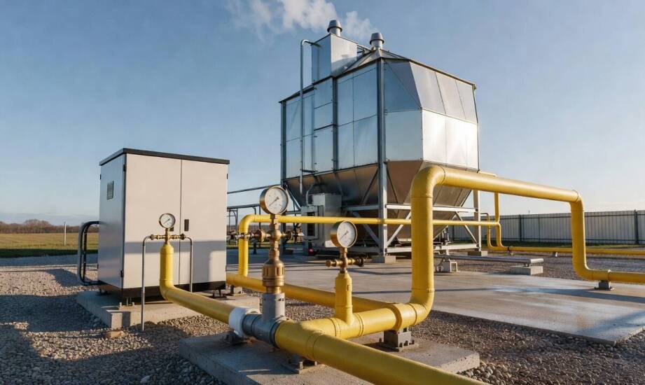 Od posadowienia zbiornika do automatyki palników — montaż LPG w suszarni zboża