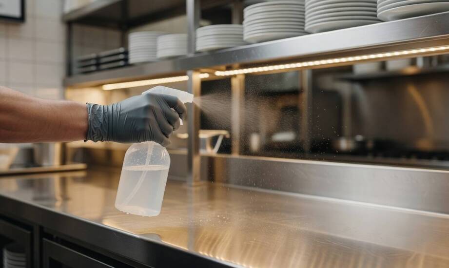 Dlaczego chemia domowa nie wystarcza w obiektach HoReCa i co zmienia skład preparatu