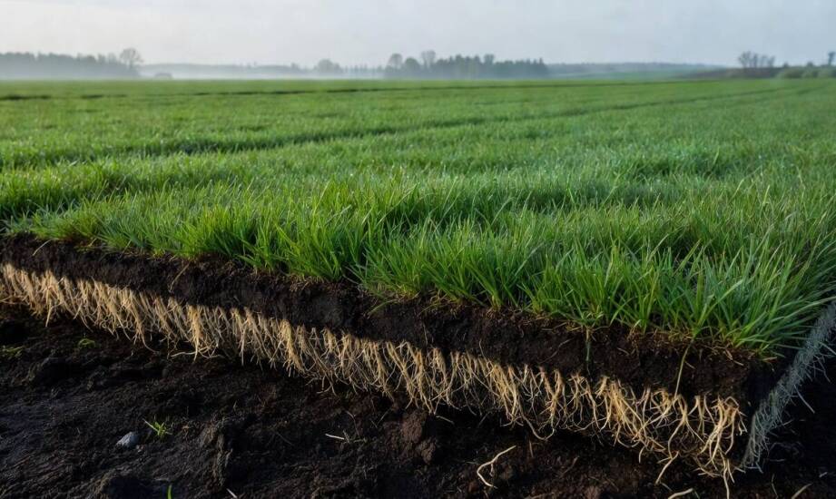 Jak technologia produkcji gotowej darni wpływa na trwałość trawnika po ułożeniu
