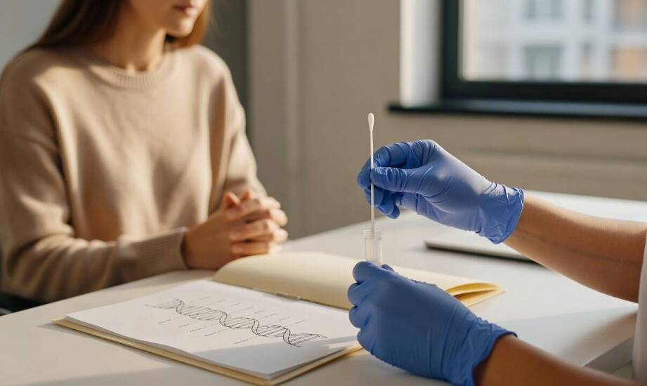 Jak przebiega test genetyczny przy podejrzeniu mutacji BRCA1/2 i co oznacza jego wynik