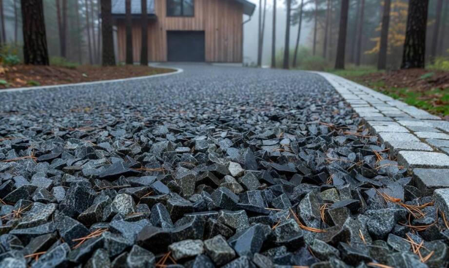 Warstwowy podjazd z grysu w wilgotnym klimacie Pomorza — co decyduje o trwałości nawierzchni