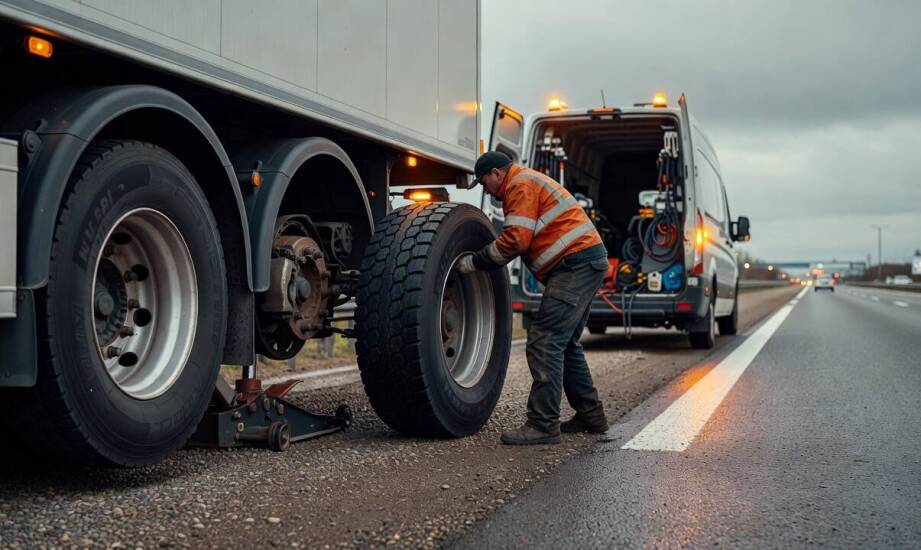 Jak mobilna wulkanizacja odciąża ciężką pomoc drogową podczas awarii ogumienia w trasie