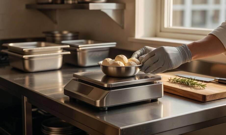 Kiedy akumulator w wadze gastronomicznej ma sens, a kiedy wystarczy zasilanie sieciowe
