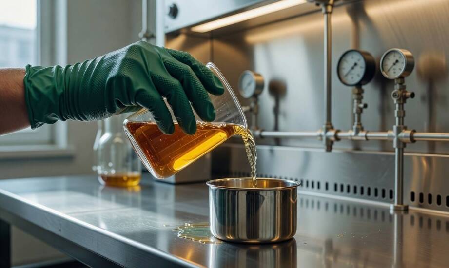 Jak dobrać materiał rękawic do pracy z chemikaliami w zakładzie przemysłowym