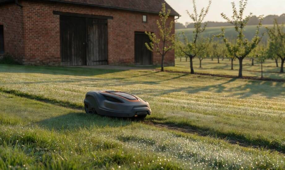 Kiedy robot koszący Husqvarna sprawdza się na dużej posesji przy gospodarstwie