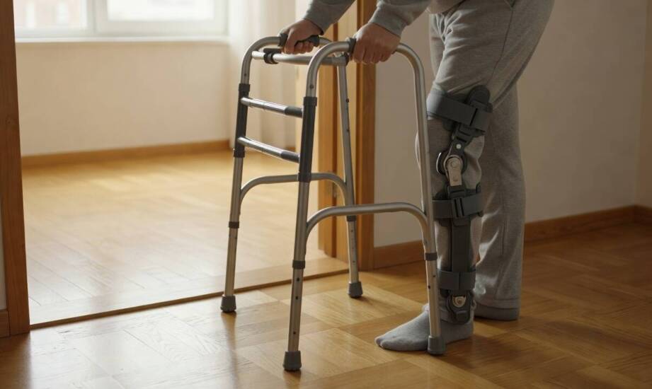 Jak balkonik i stabilizator stawu kolanowego współpracują w pierwszych tygodniach rehabilitacji