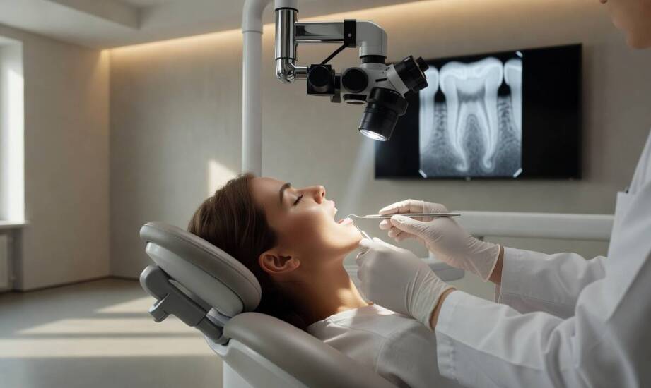 Kiedy ząb wymaga endodoncji pod mikroskopem zamiast zwykłego wypełnienia