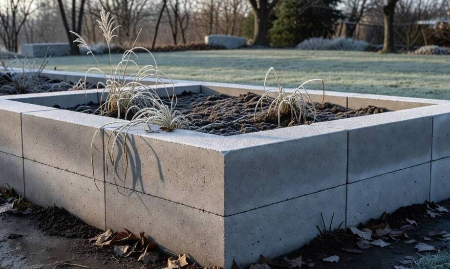 Czy podwyższona betonowa rabata wytrzyma mróz, wilgoć i ruchy gruntu