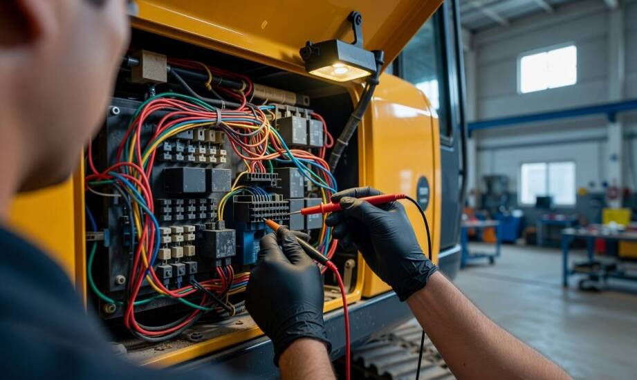 Jak wygląda diagnoza instalacji elektrycznej w maszynach budowlanych i rolniczych oraz dlaczego objawy bywają mylące