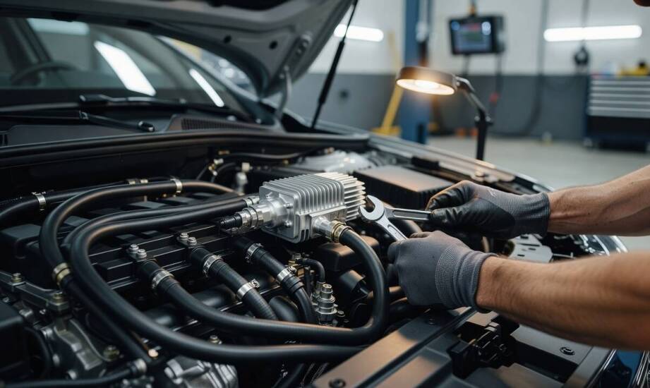 Jak gaz trafia od zbiornika do cylindrów w sekwencyjnej instalacji gazowej