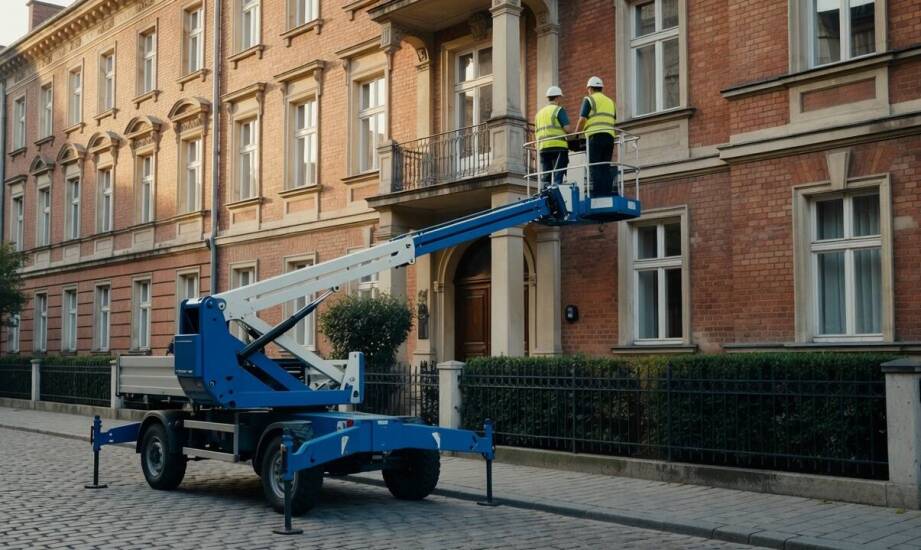 Dlaczego dobór podnośnika koszowego zaczyna się od zasięgu bocznego, nie od samej wysokości
