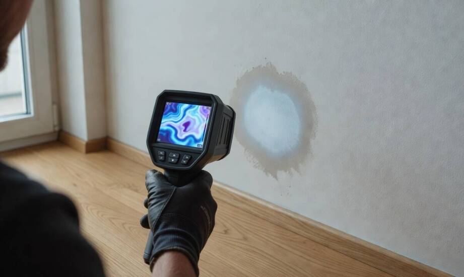 Jak łączy się termowizję, akustykę i pomiary wilgoci przy szukaniu wycieku