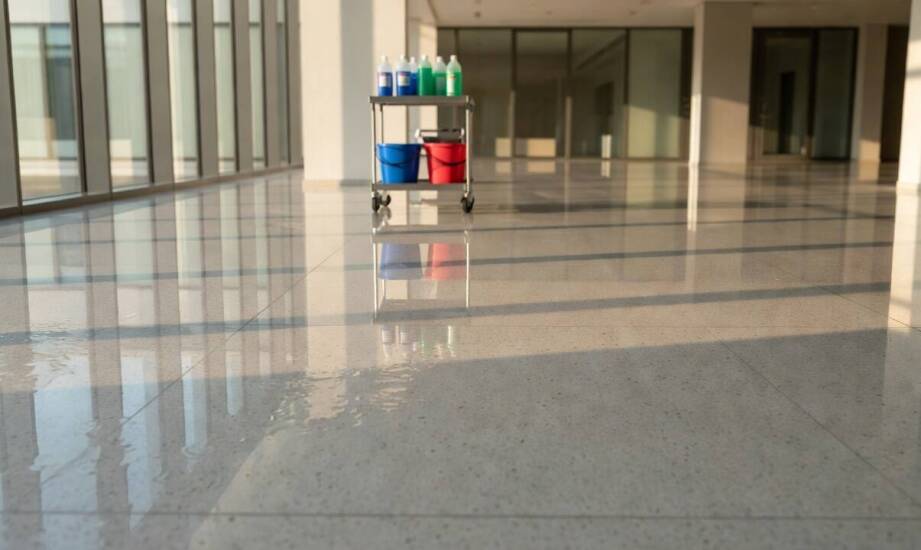 Skalowanie kosztów sprzątania wielkich powierzchni — stężenie robocze roztworów a realne wydatki na chemię
