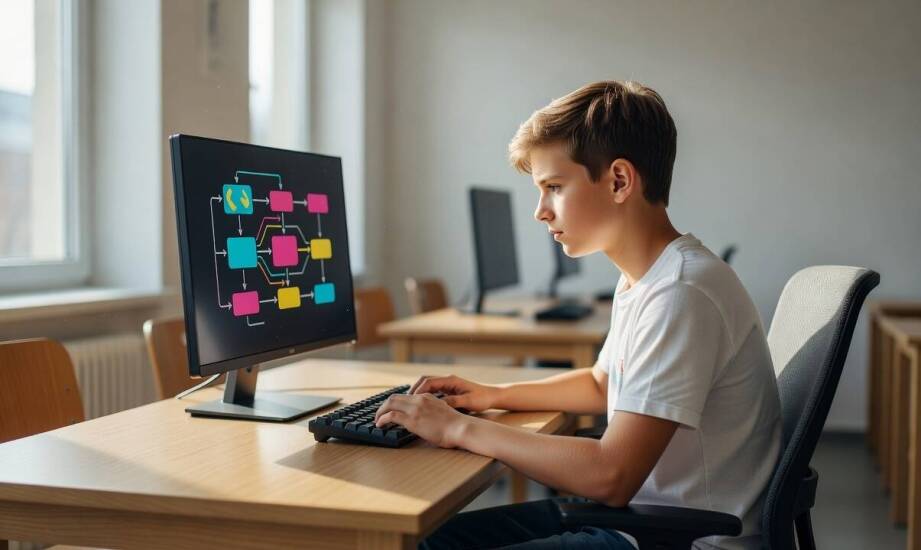 Jak warszawskie technikum informatyczne i handlowe porządkuje naukę ucznia w spektrum Aspergera